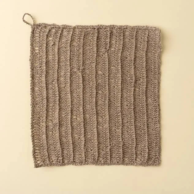 Crocheted Hemp Dish Cloth - Natural
