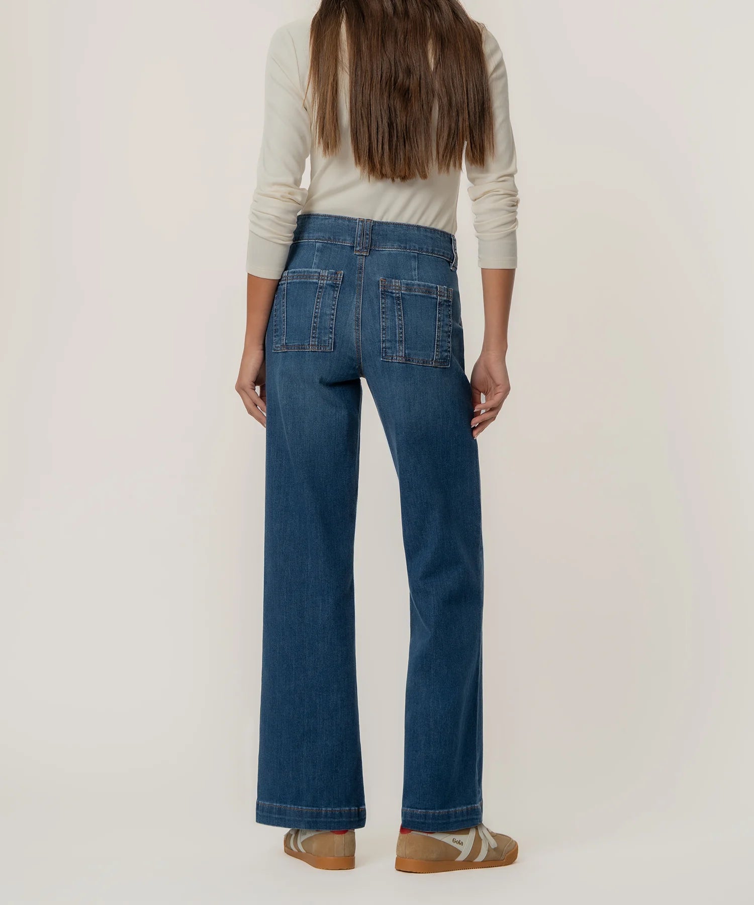 Jodi High Rise Straight Leg - Humanitarian Wash