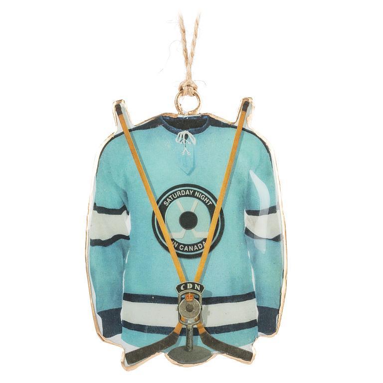 Hockey Jersey Ornament - 4"H