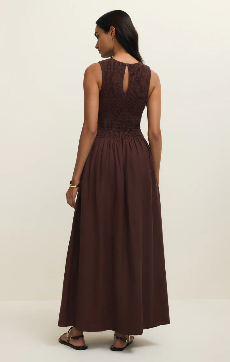 Juniper Maxi Dress - Chocolate Cherry