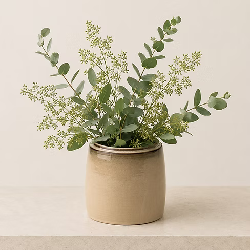 Clayborne Stoneware Vase - Small