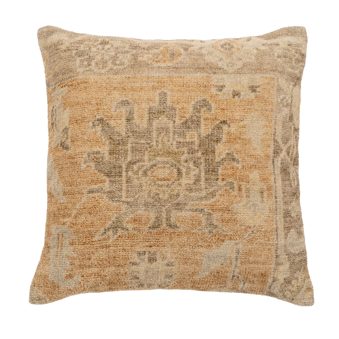 Lotus Kilim Cut Pillow 24x24