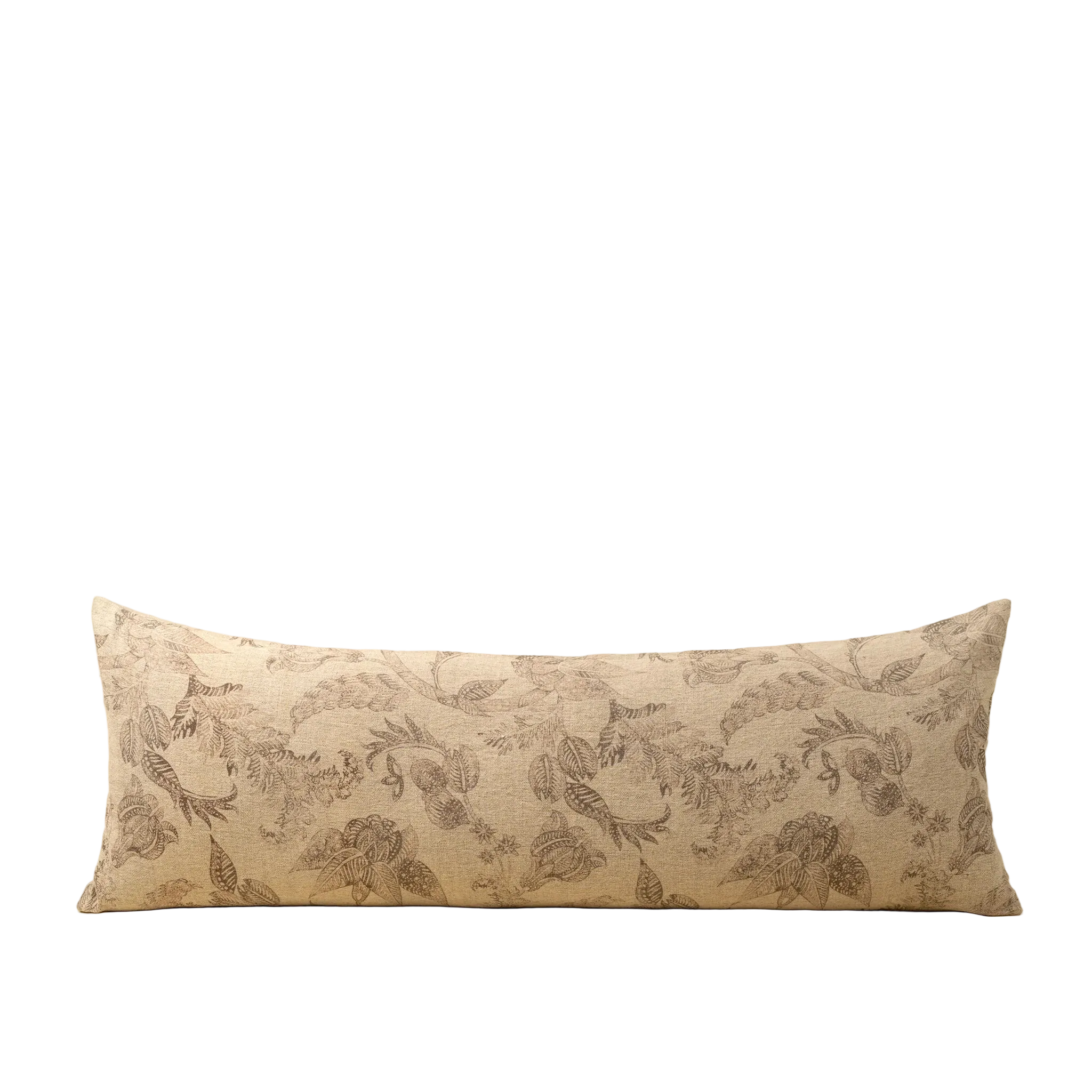 Meadowlark Pillow, Brown - 15x42