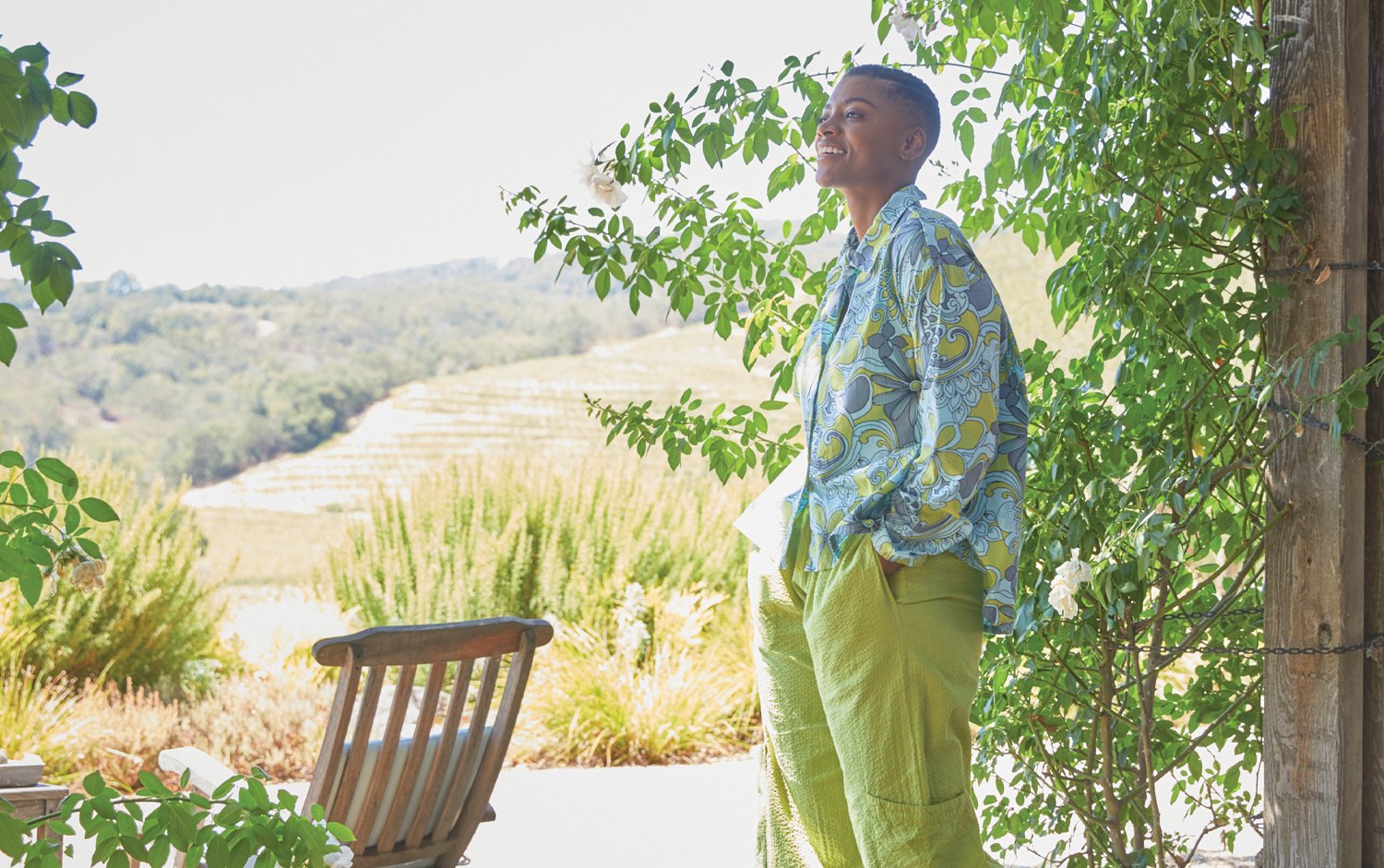 Miram Shirt in Poplin Print