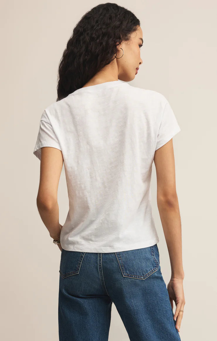 Modern Slub Tee - White