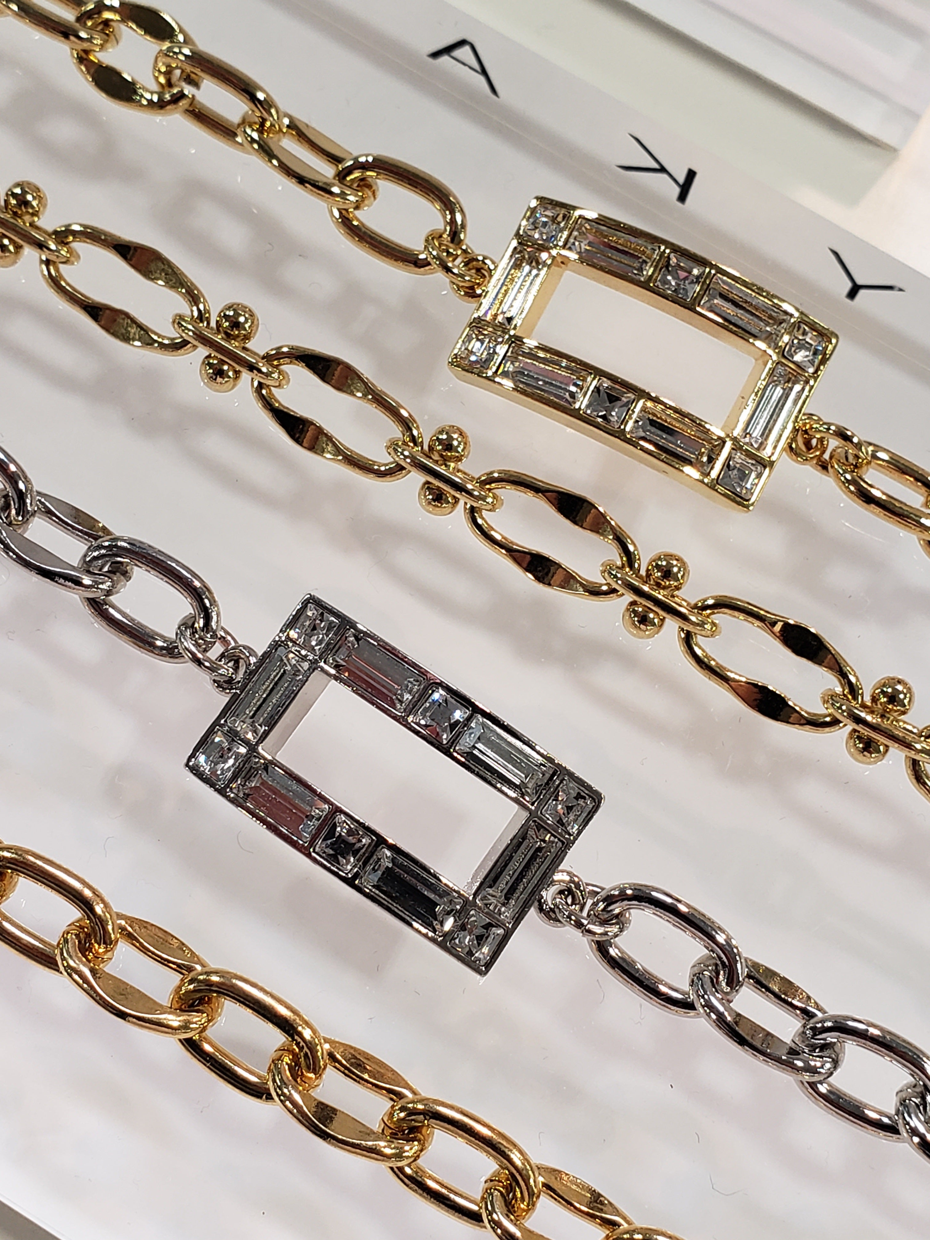 Rectangle Baguette Bracelet