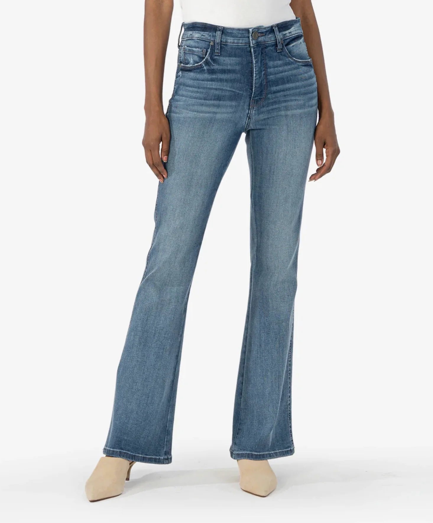 Ana High Rise Flare Jeans (Oneness Wash)