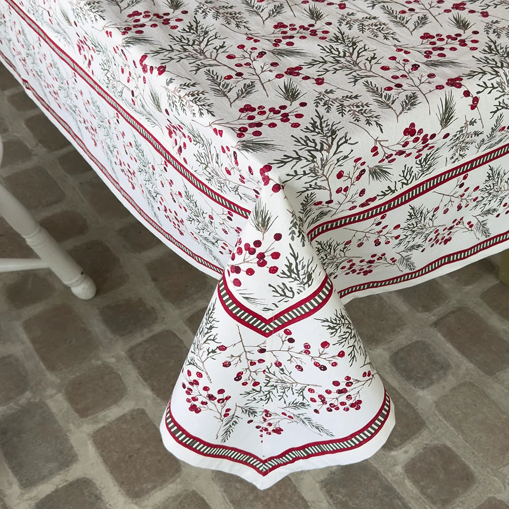 Pine and Berry Tablecloth