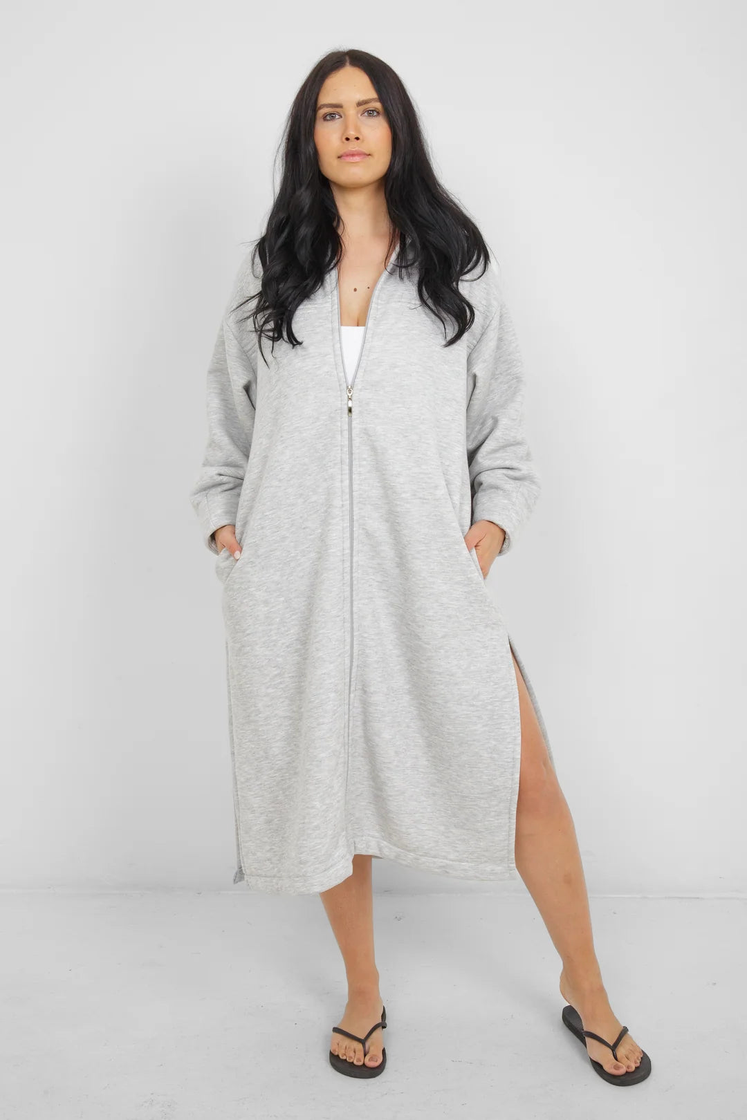 The Rails | Terry Zip Cover-Up w/ Hood