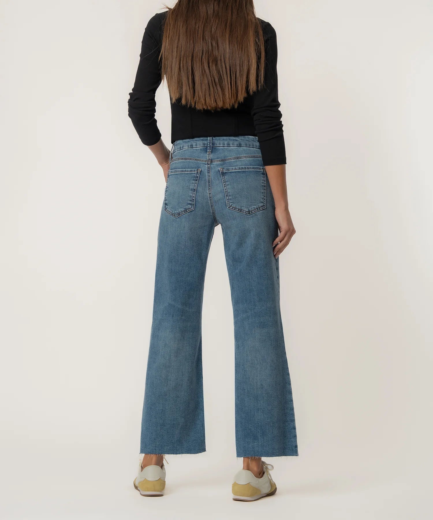 Meg High Rise Wide Leg - Regent Wash