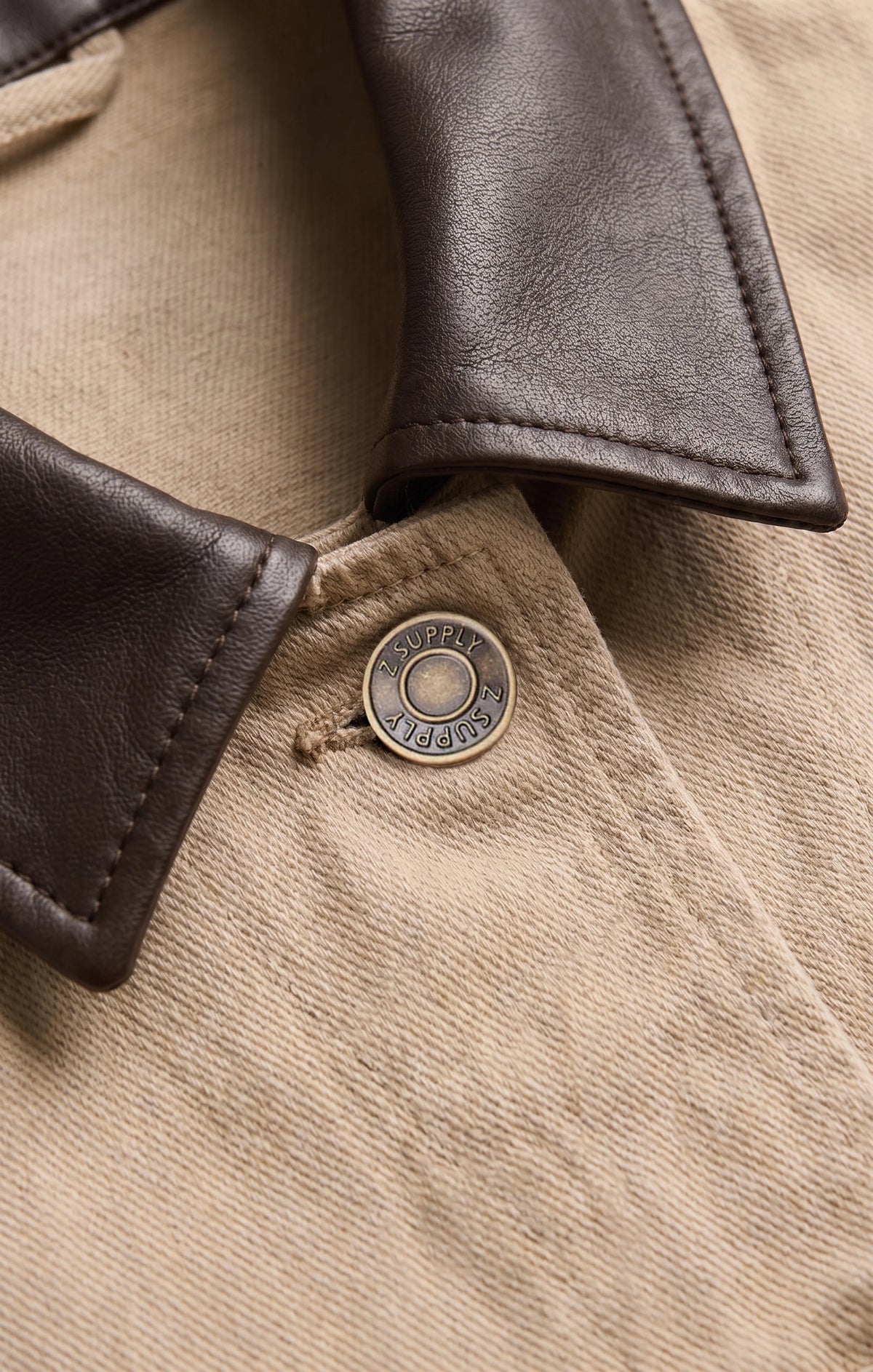 Rey Cropped Chore Jacket - Soapstone