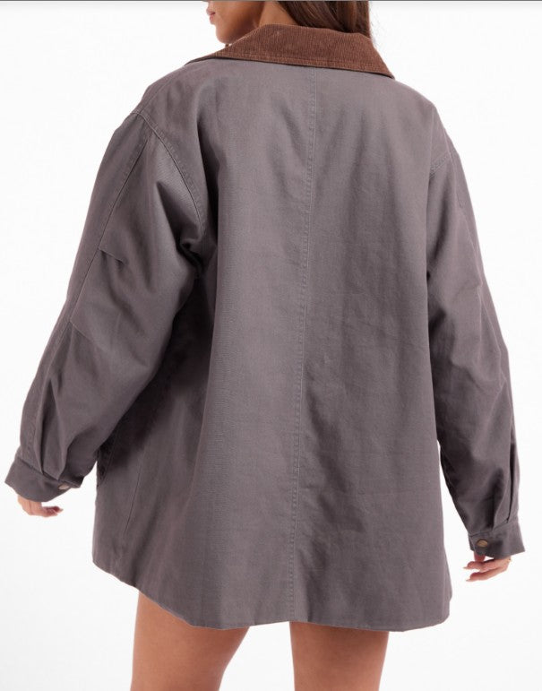 Nordic Nights Barn Jacket - Charcoal Taupe