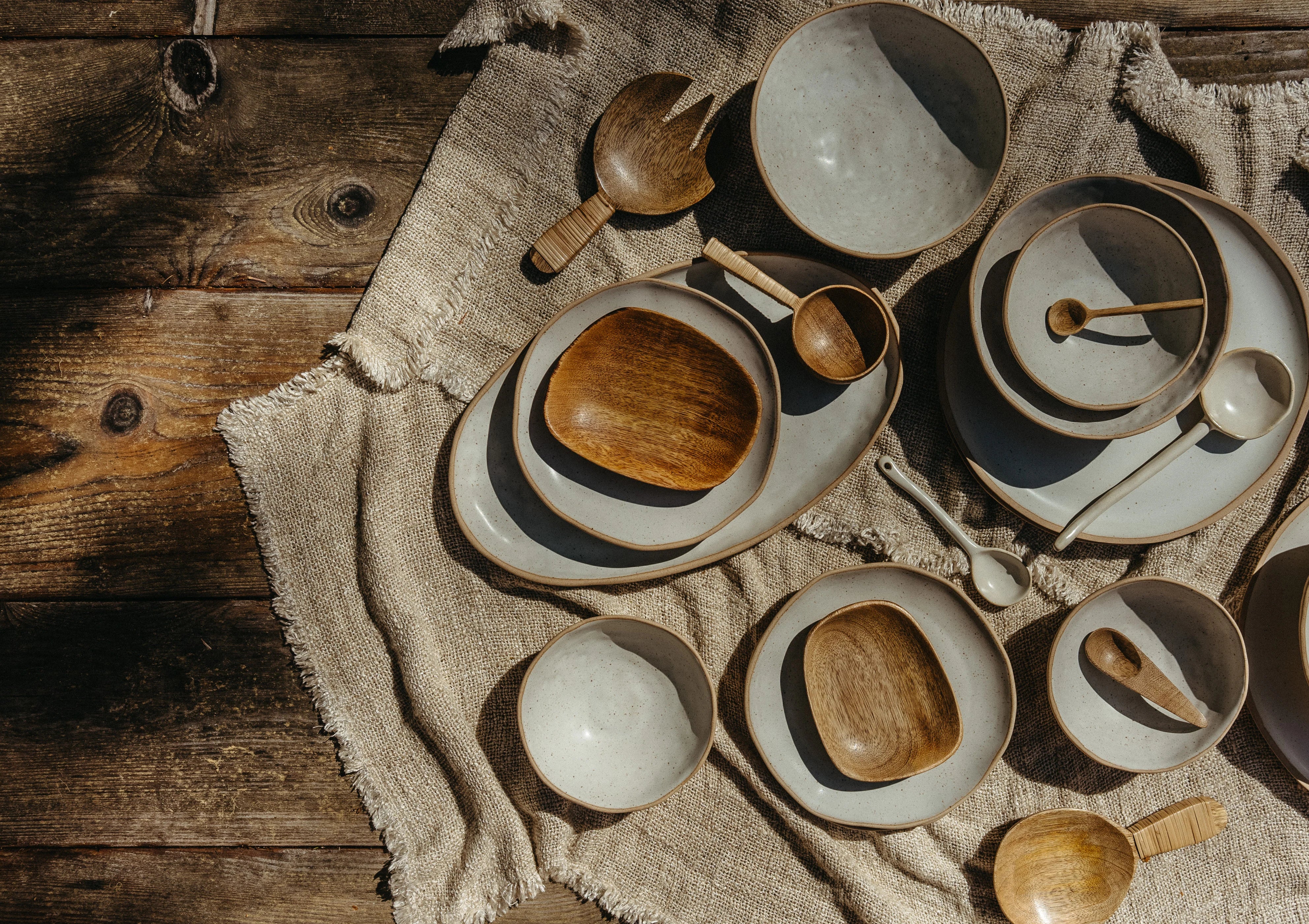 Wooden Scoops S/3