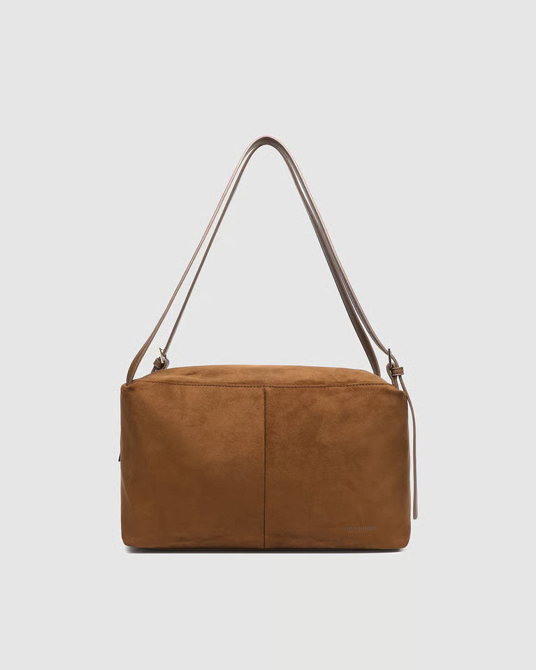 Marissa Suede Shoulder Bag