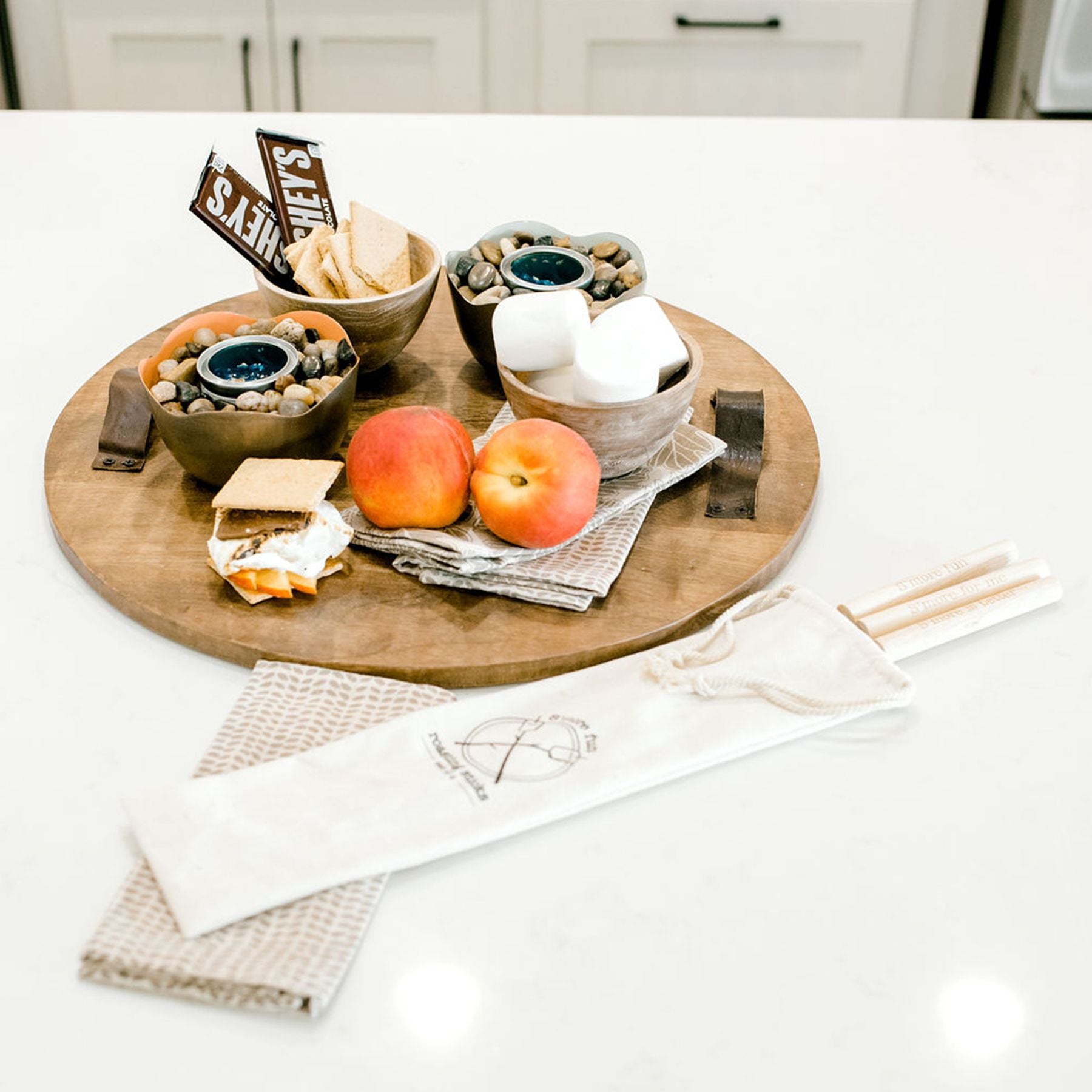 Round Oversized Wood Board