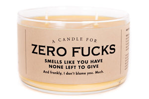 A Candle for Zero Fucks