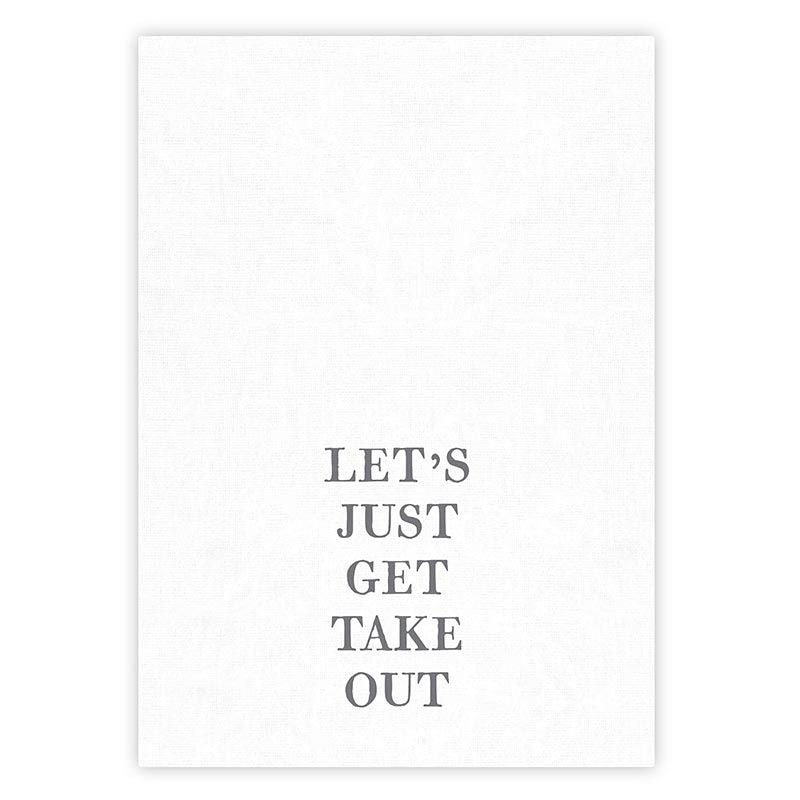 Tea Towel - Take Out