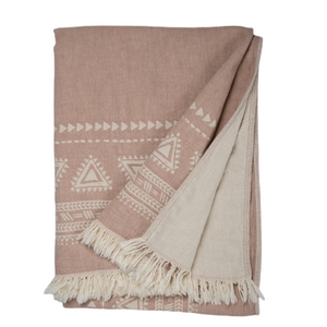 Turkish Towel in Shell Pink