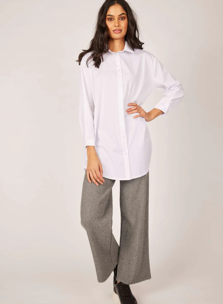 Oversized Cotton Blouse
