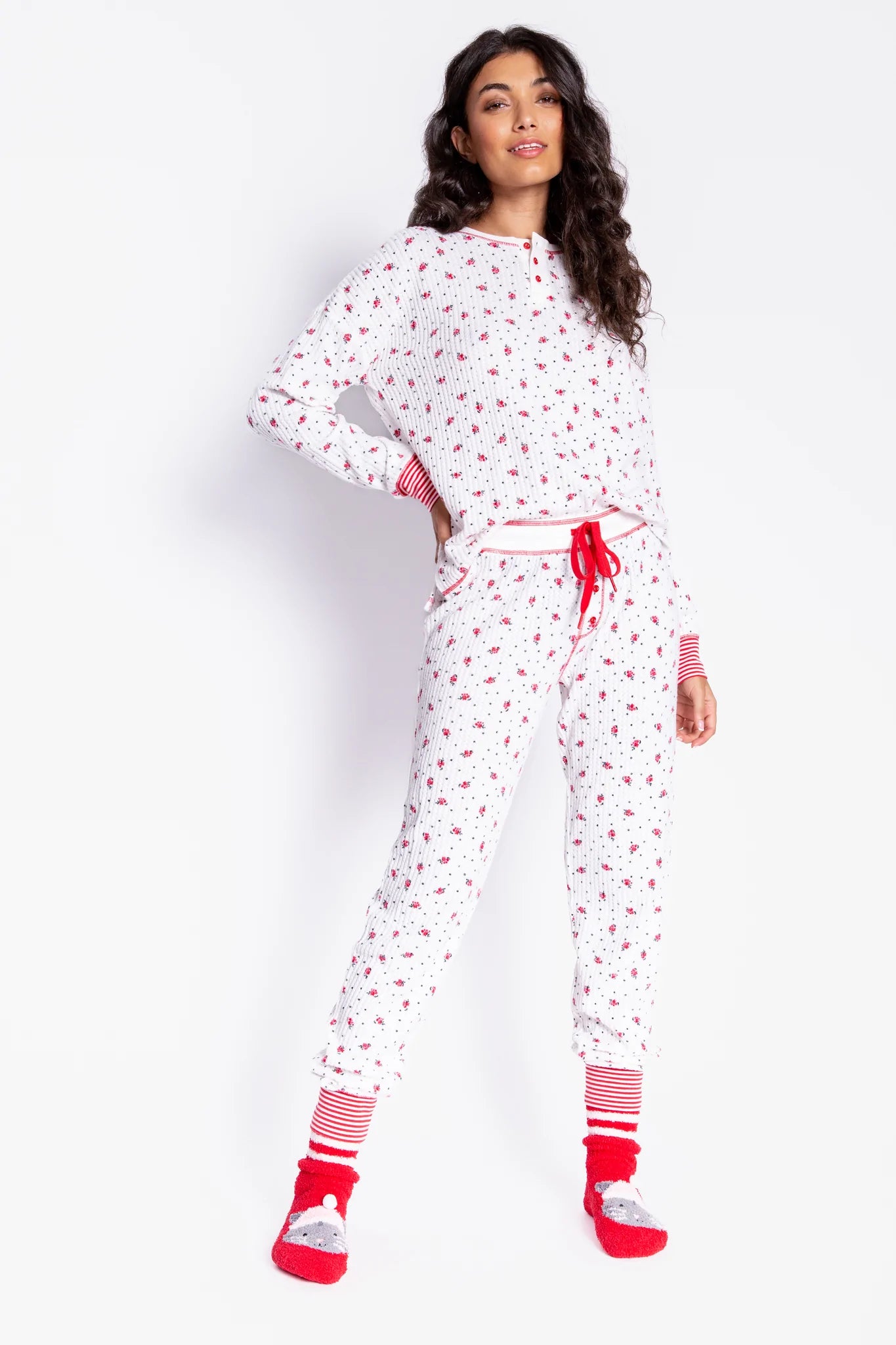 Ski Jammie Classics Set - Floral Print