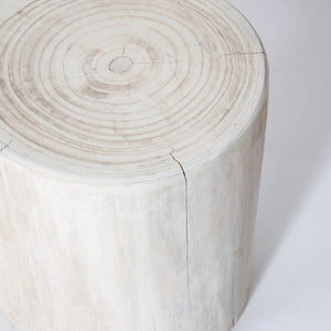 16″ Round Stump – White