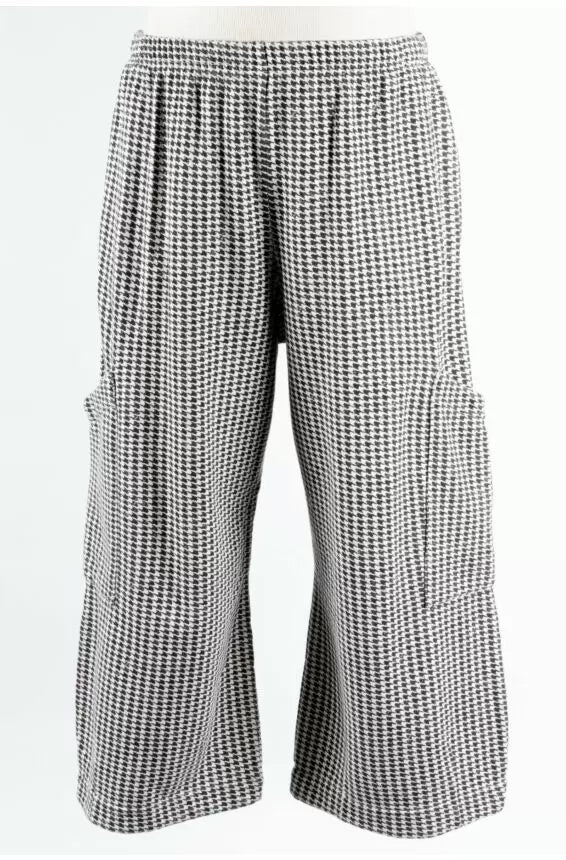 Pasha Pant in Houndstooth Bamboo Fleece