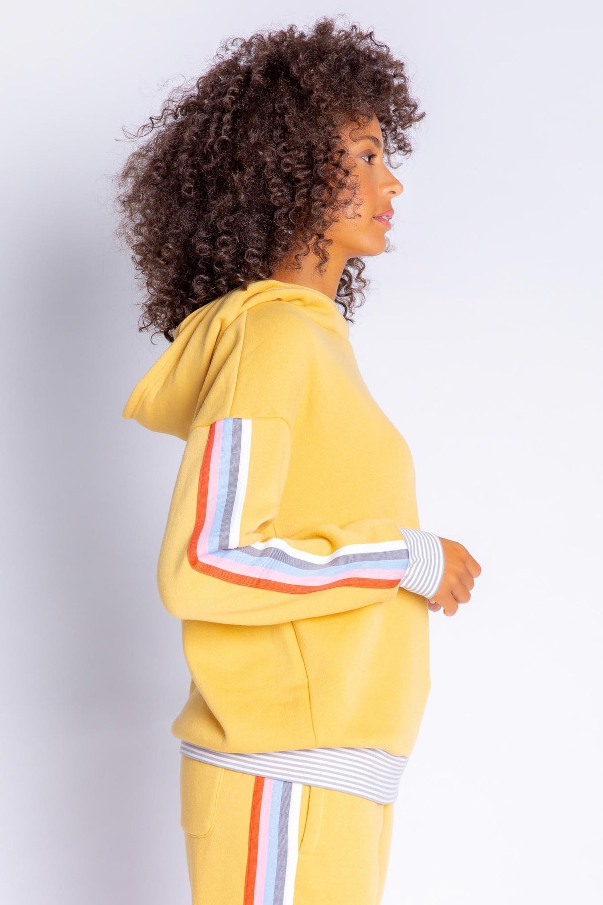Happy Days Are Here Hoodie - Gold