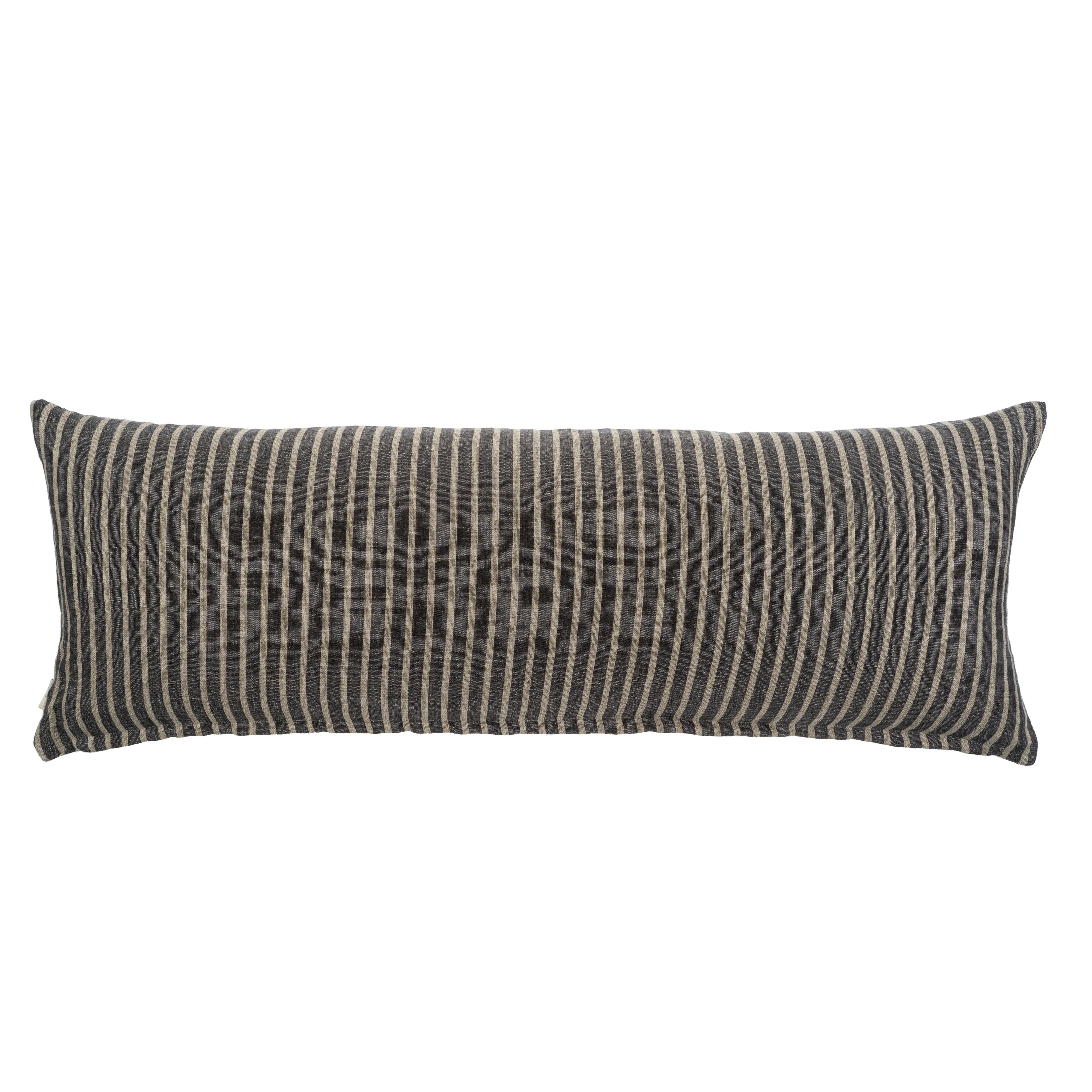 Pinstripe Linen Cushion - 15x32"