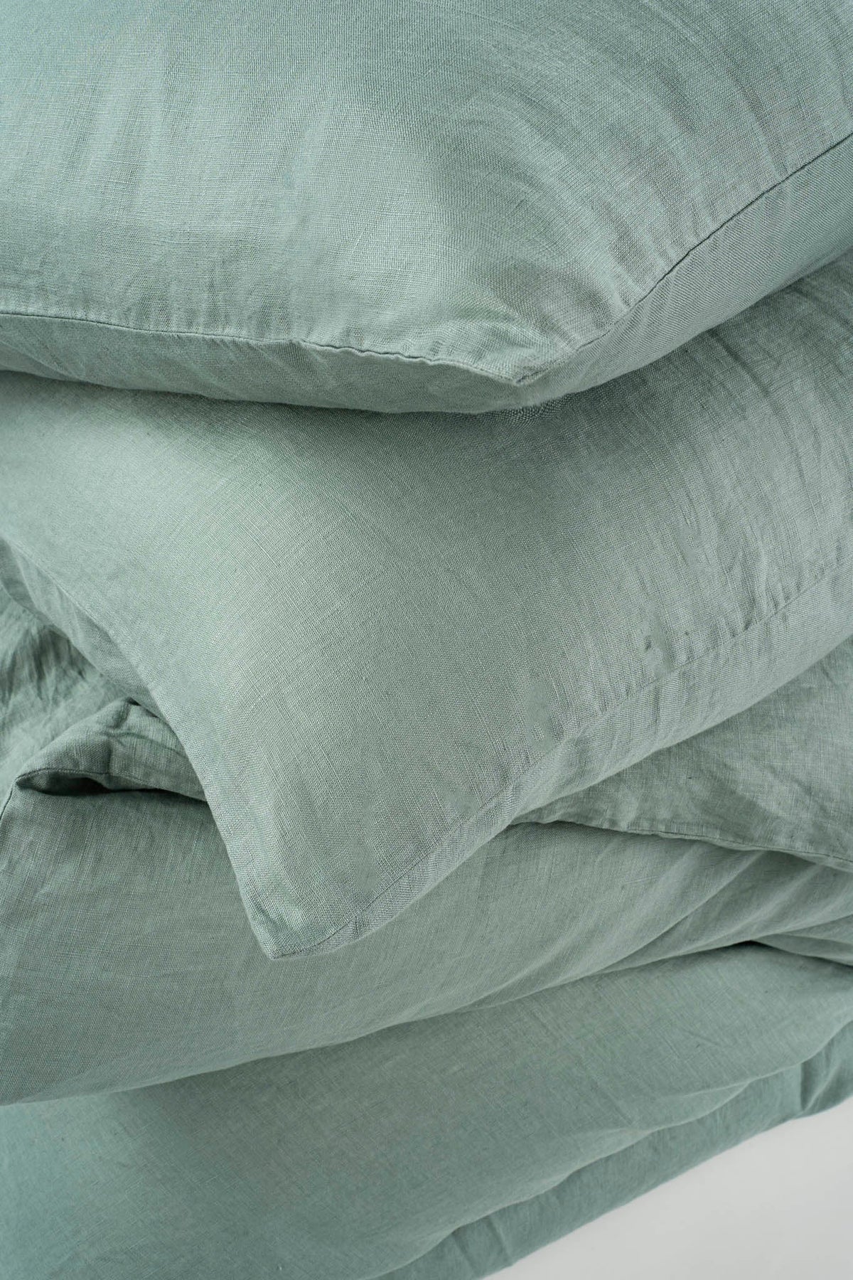 Reverie Linen King Duvet Set - Mist