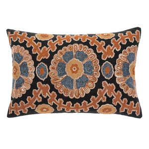 Azul Suzani Pillow-16"x24"