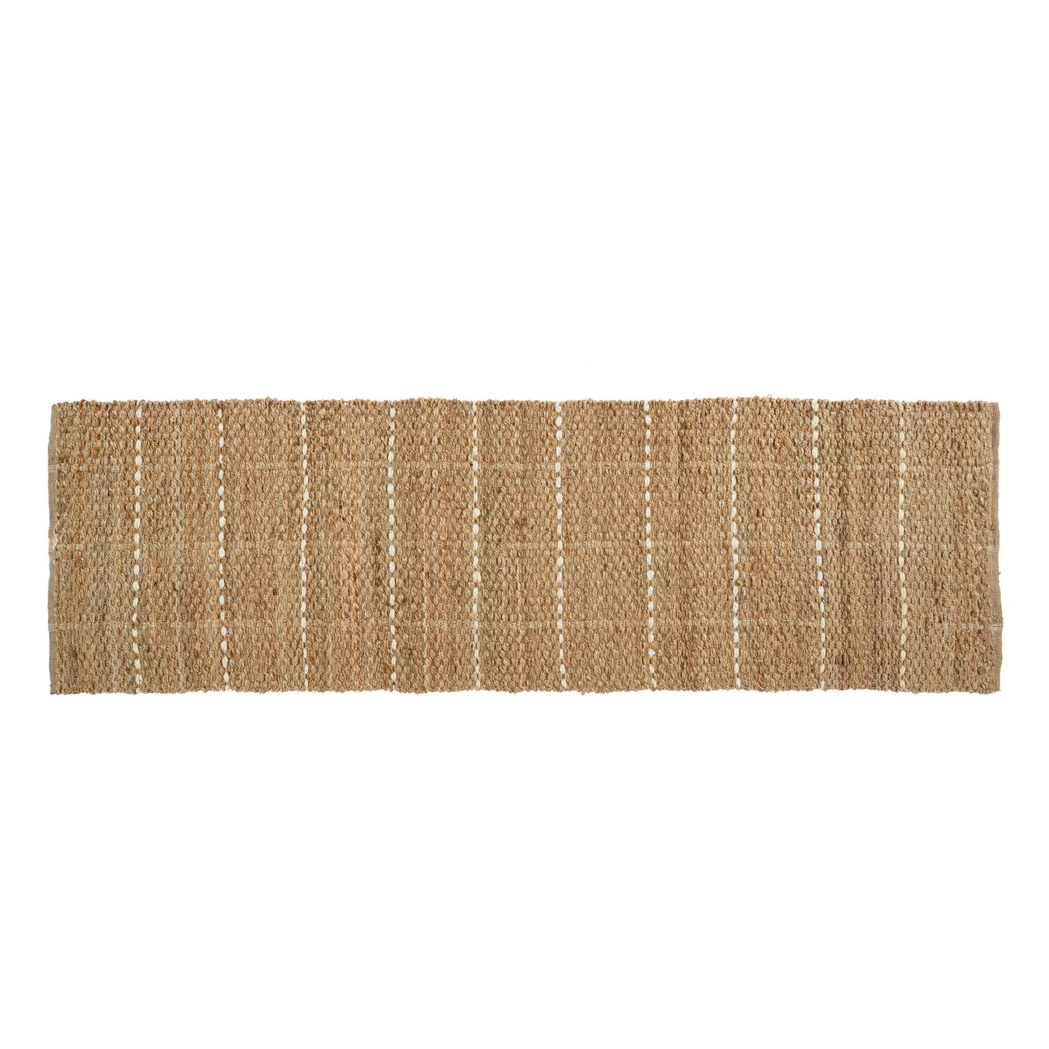 Cliffside Jute Rug White - 2.5x8