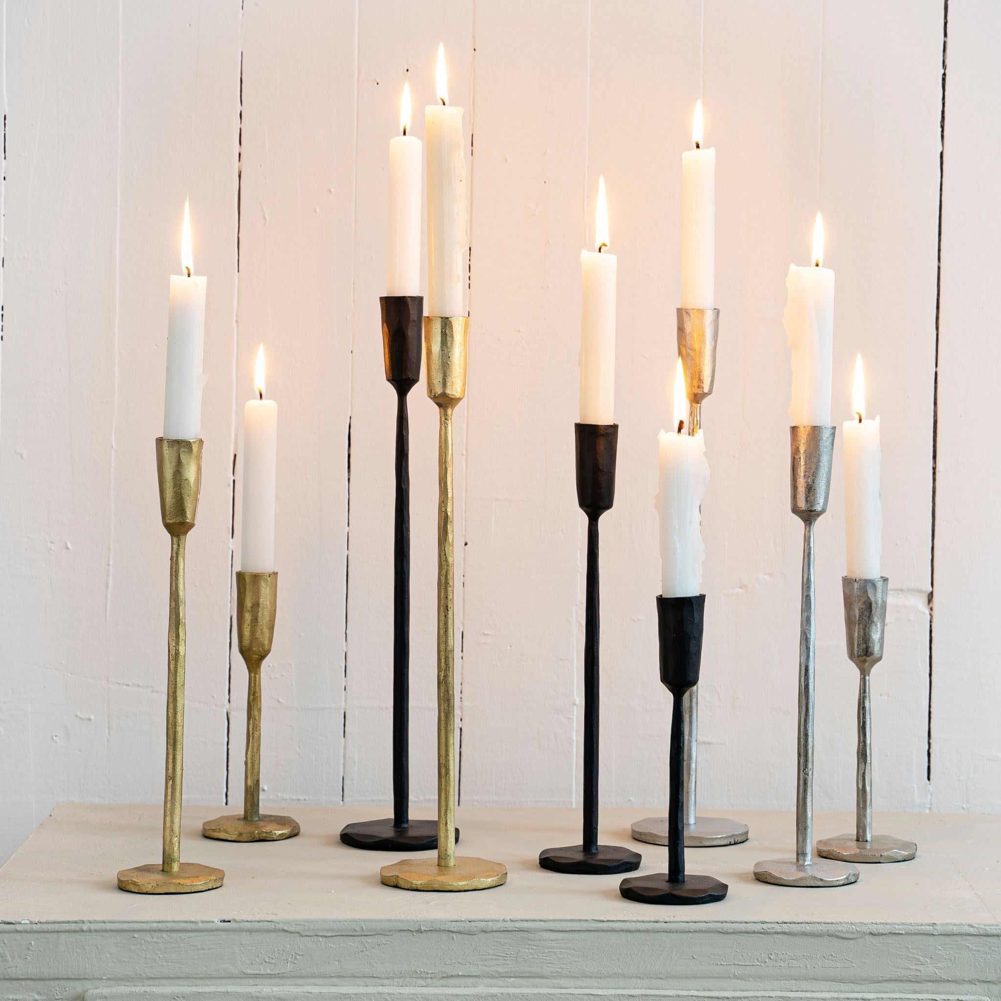 Luna Forged Candlesticks