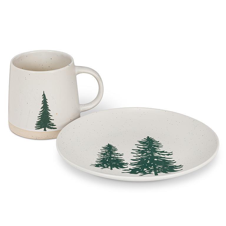 Small Plate w/Trees - 8"D
