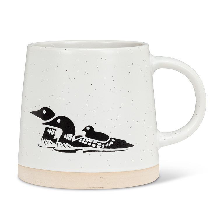 Wide Base Mug w/Loons - 14oz