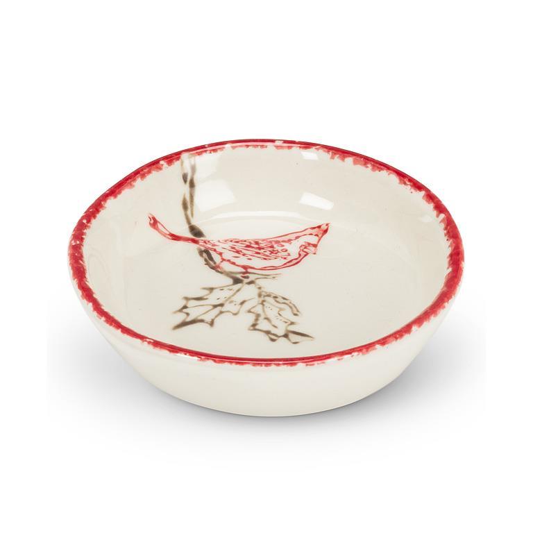 Cardinal Stamp Mini Bowl-3"D