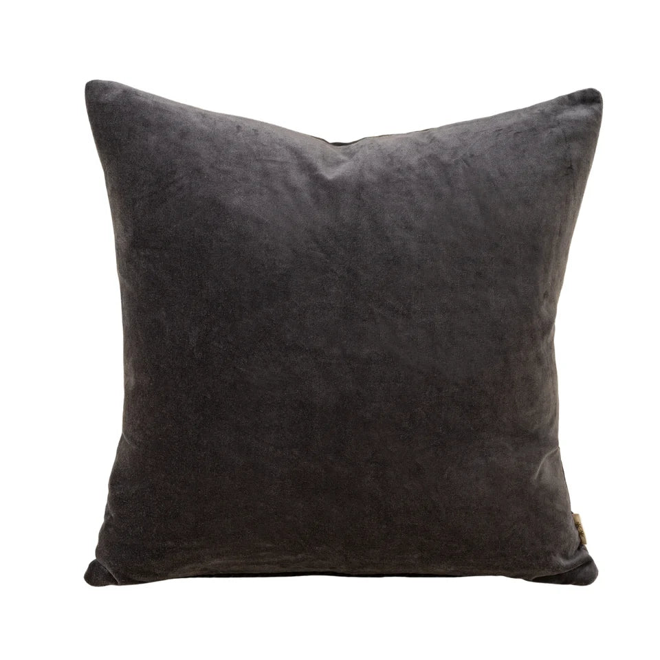 Vera Luxe Velvet Pillow - Blue Graphite 20 x 20