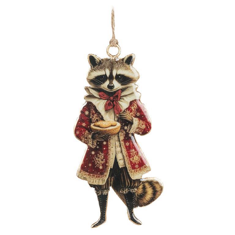 Gentleman Raccoon Orn - 4.5"H