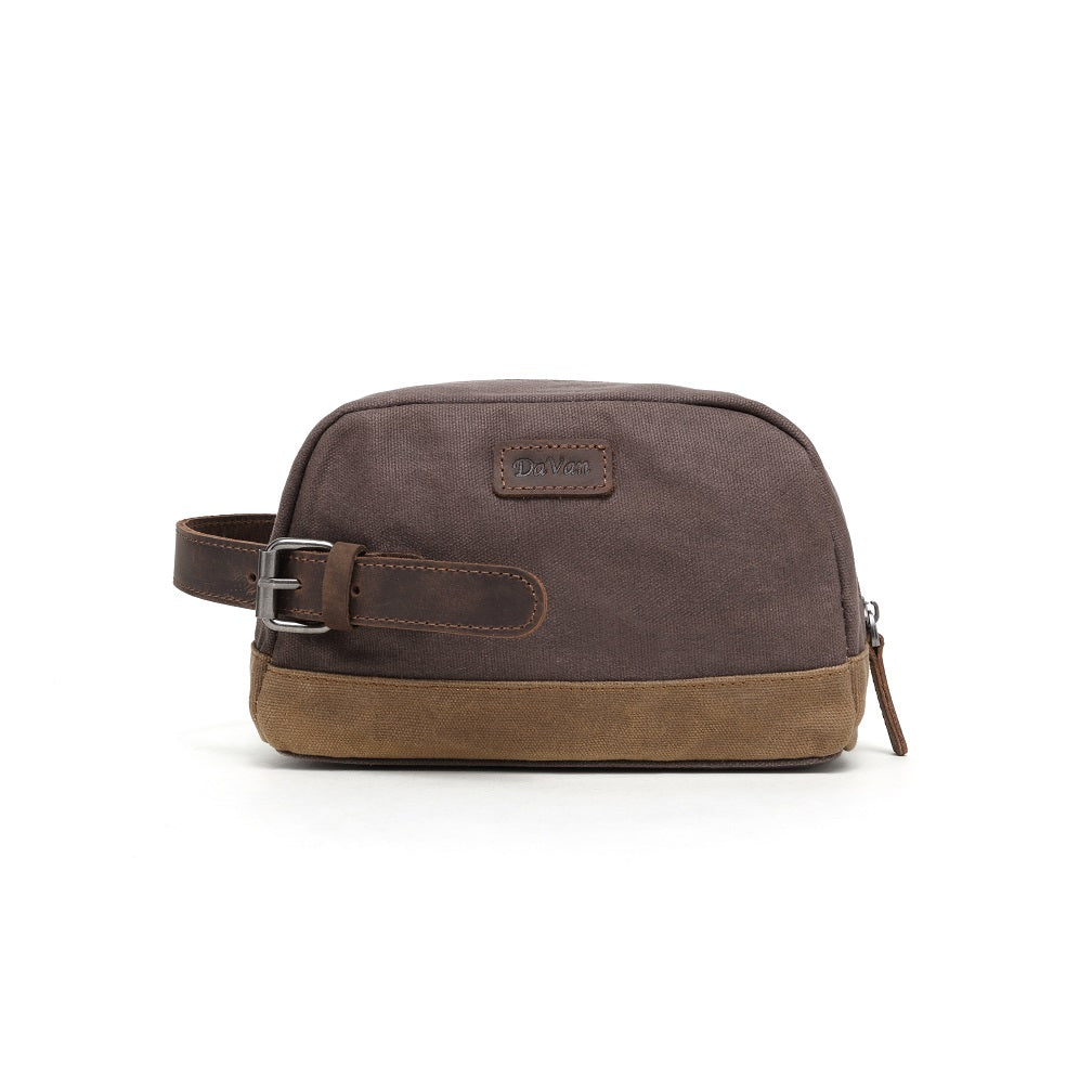 Waxed Canvas Toiletry Bag