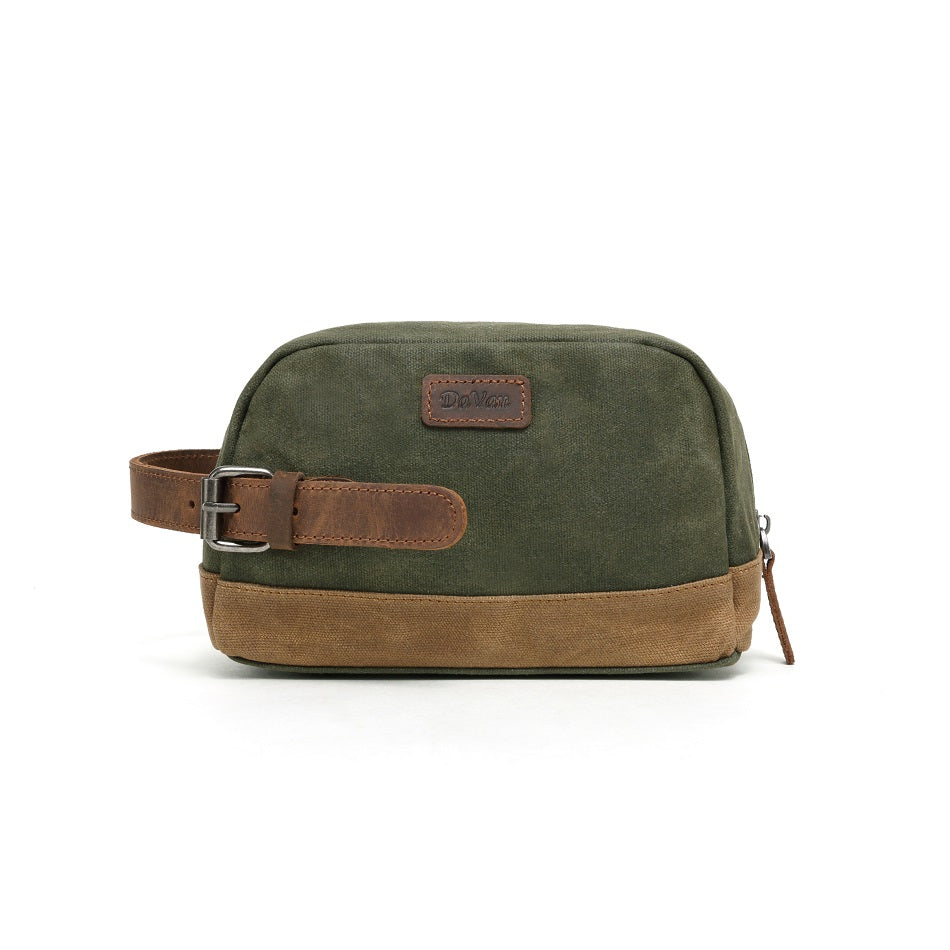 Waxed Canvas Toiletry Bag