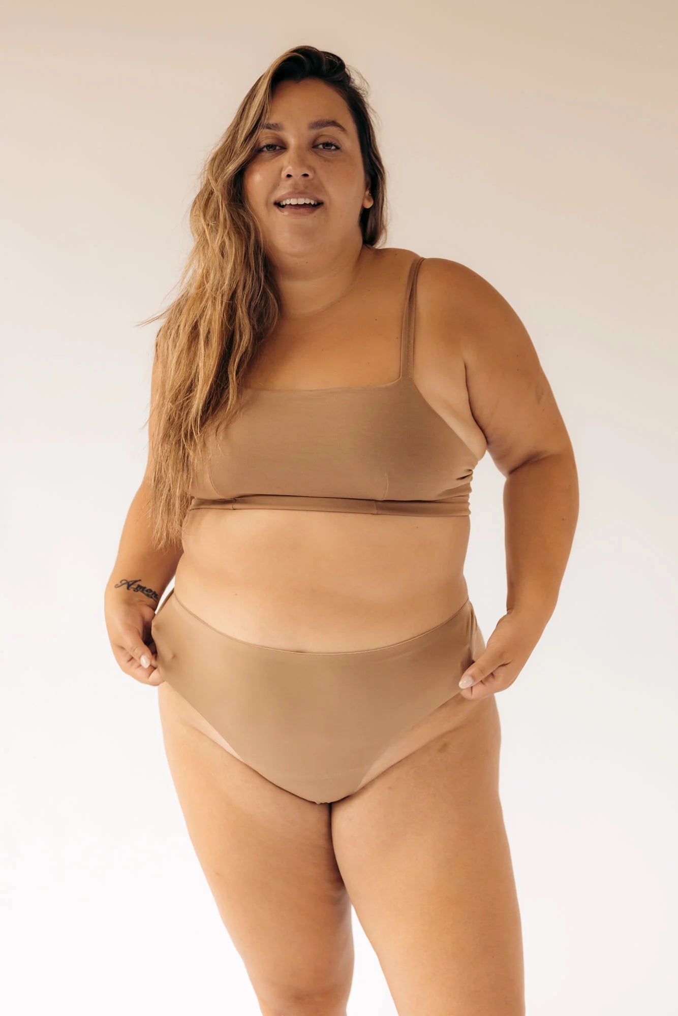 Seamless High-Rise Mineral Thong