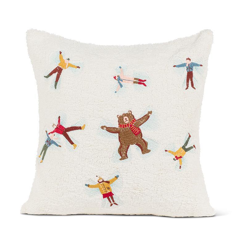 Snow Angel Pillow - 17"SQ