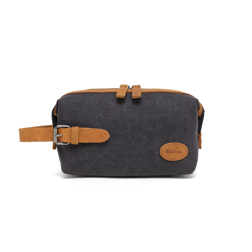 Waxed Canvas Toiletry Bag