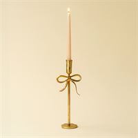 Bow Forged Candlestick L, Gold
