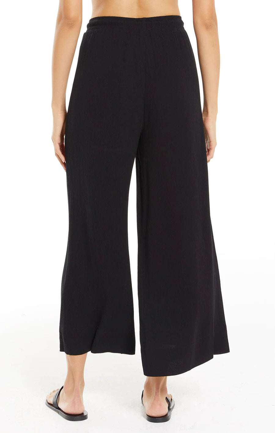 Whitesands Wide Leg Pant - Black