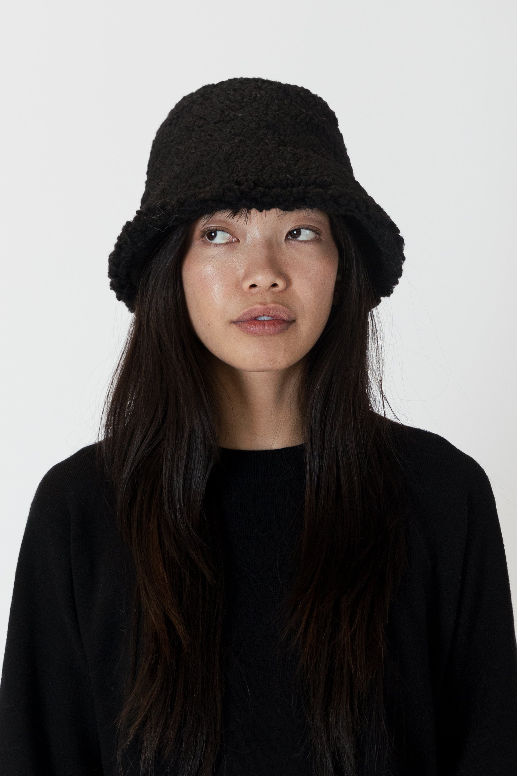 Sherpa Suede Reversible Bucket Hat