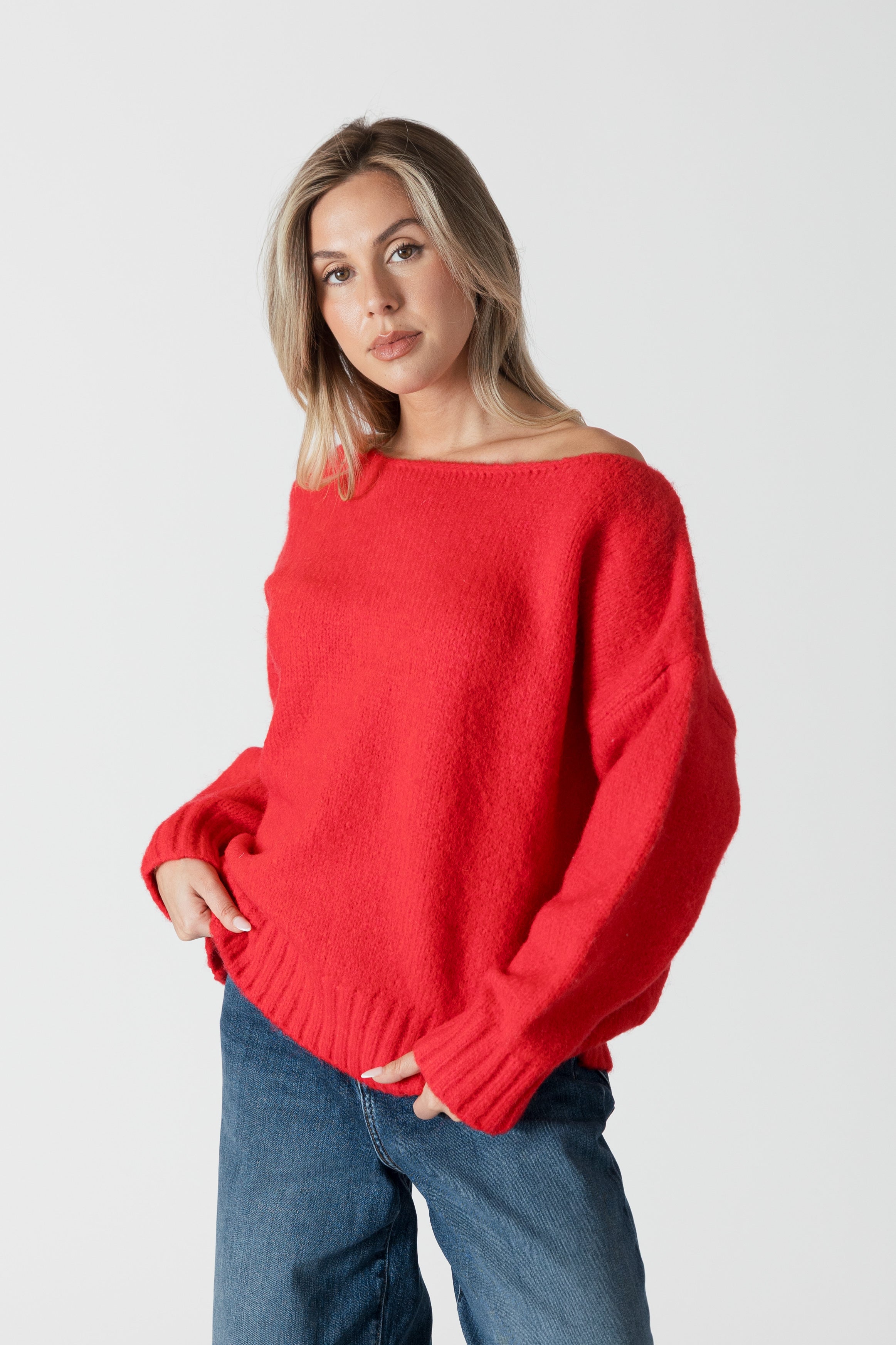 Cinna Oversized Crewneck Sweater