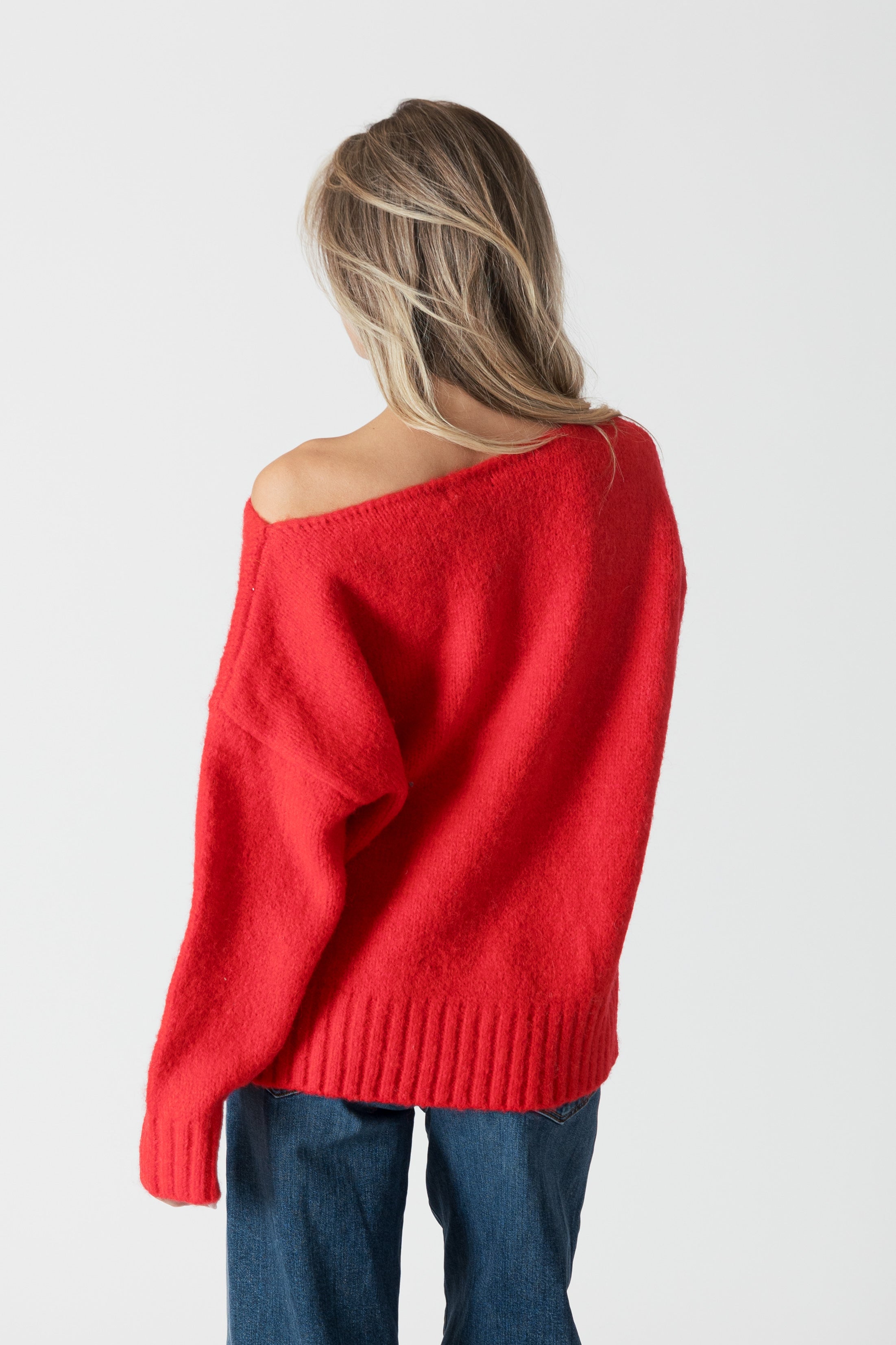 Cinna Oversized Crewneck Sweater