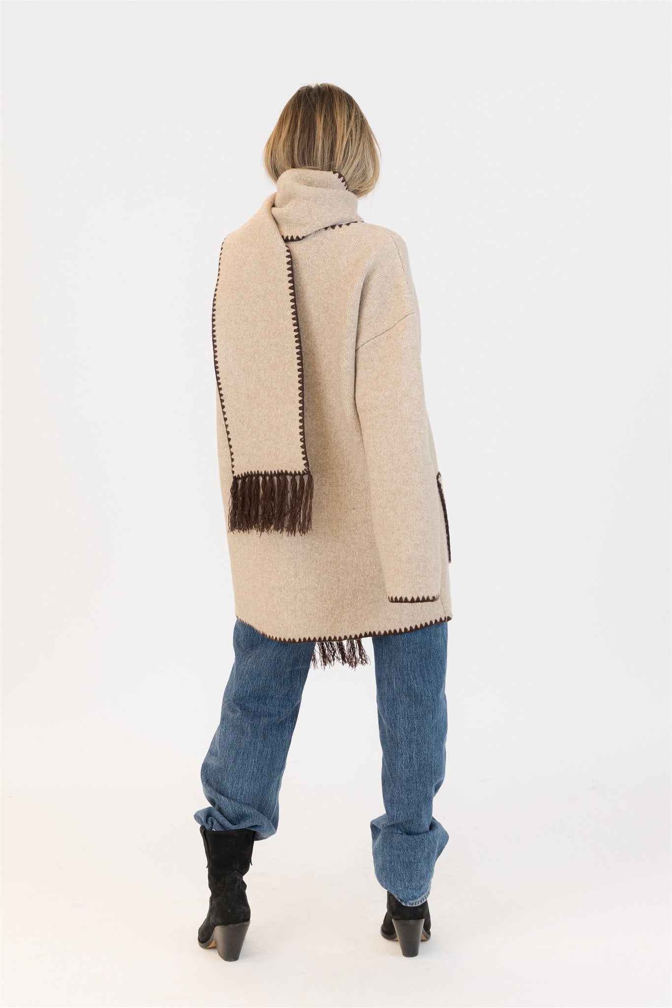 Delaney Coat - Camel/Brown