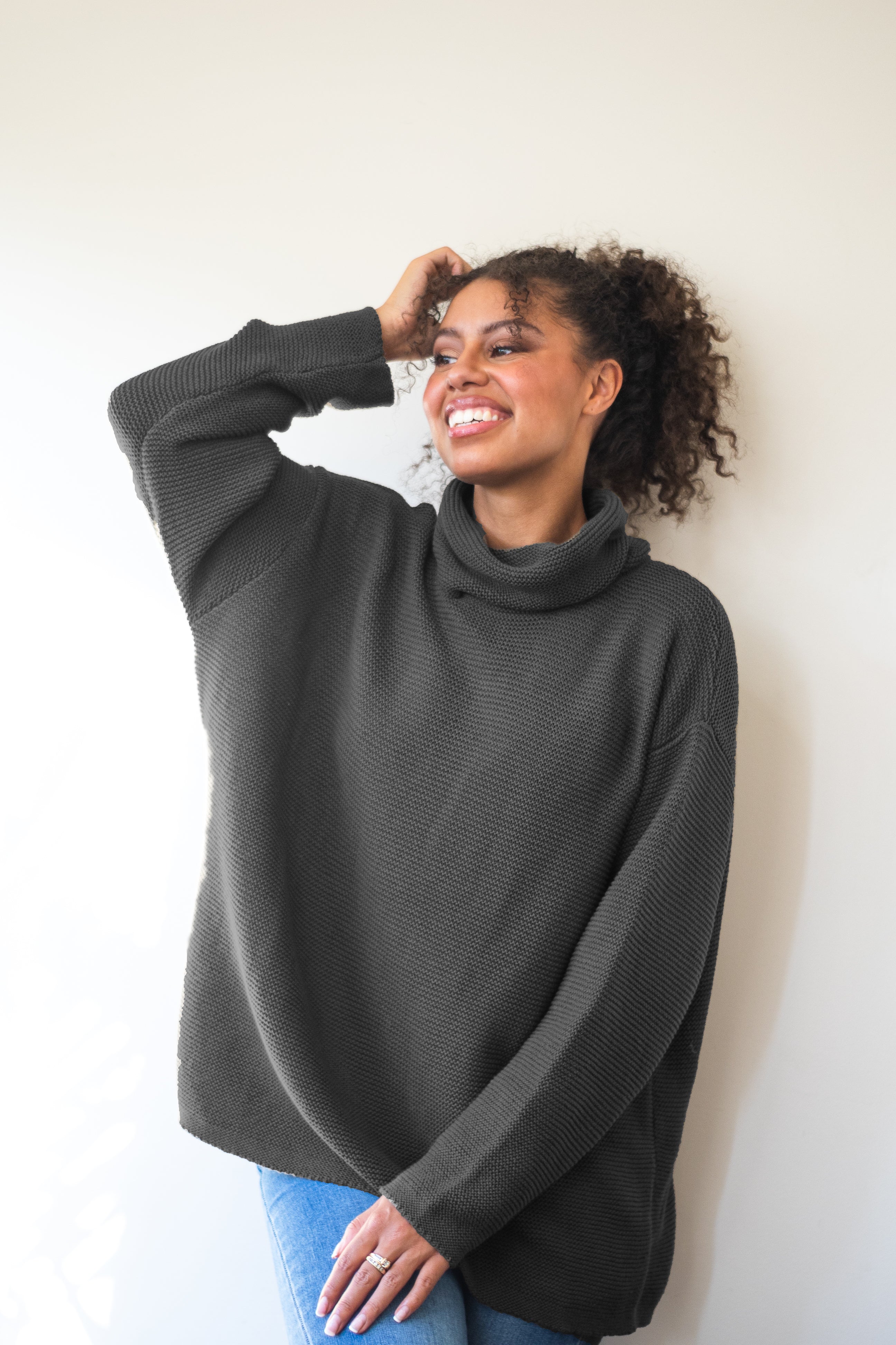 Eco Dog Walker Sweater-Slate