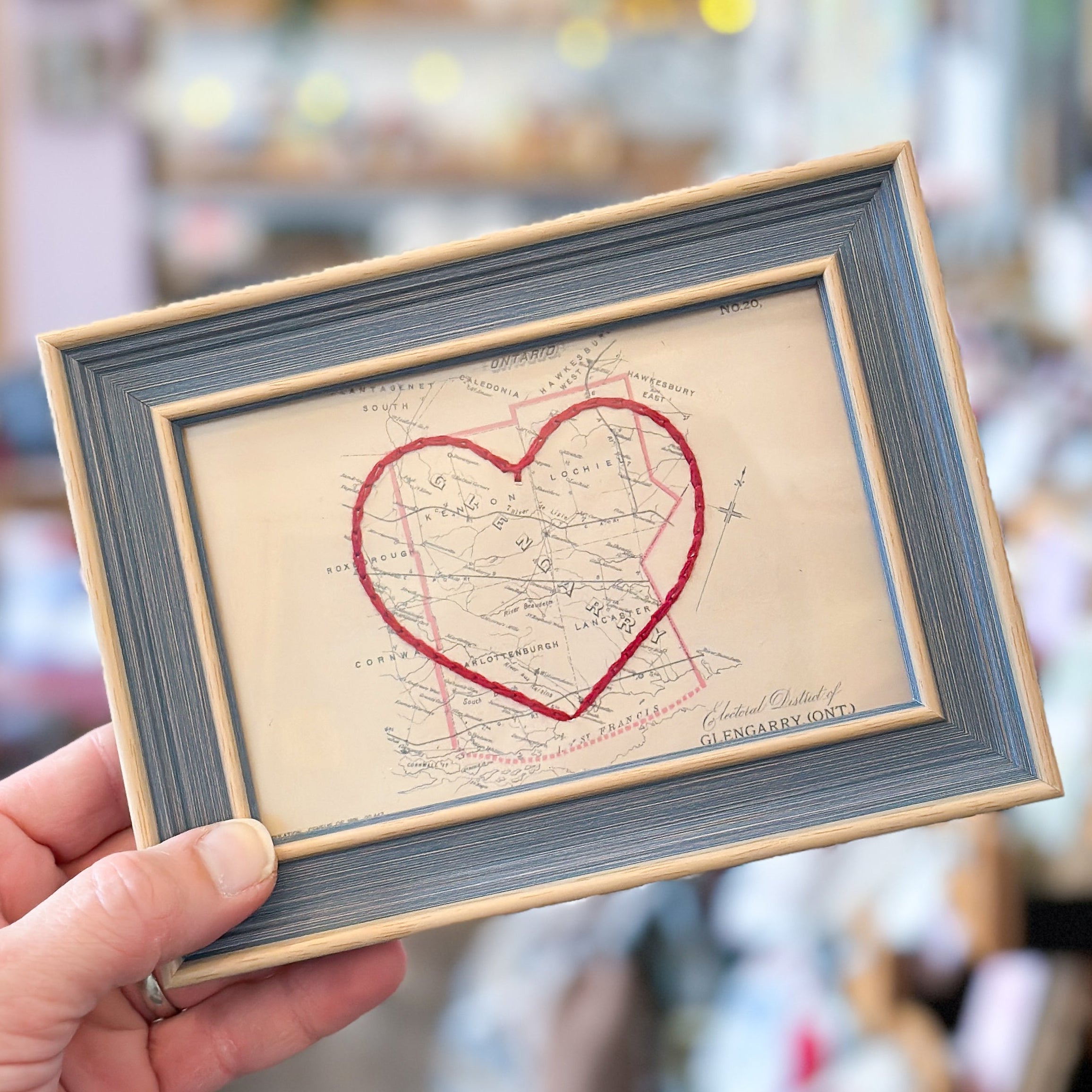 Glengarry Heart Map - 4x6